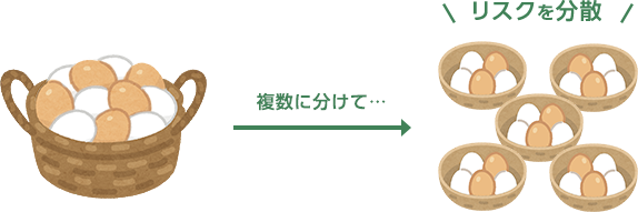 リスクを軽減できる！