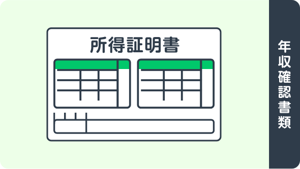 2.年収確認書類