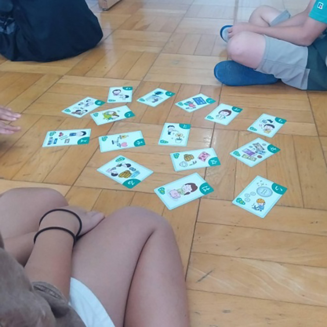 近隣小学校への訪問授業