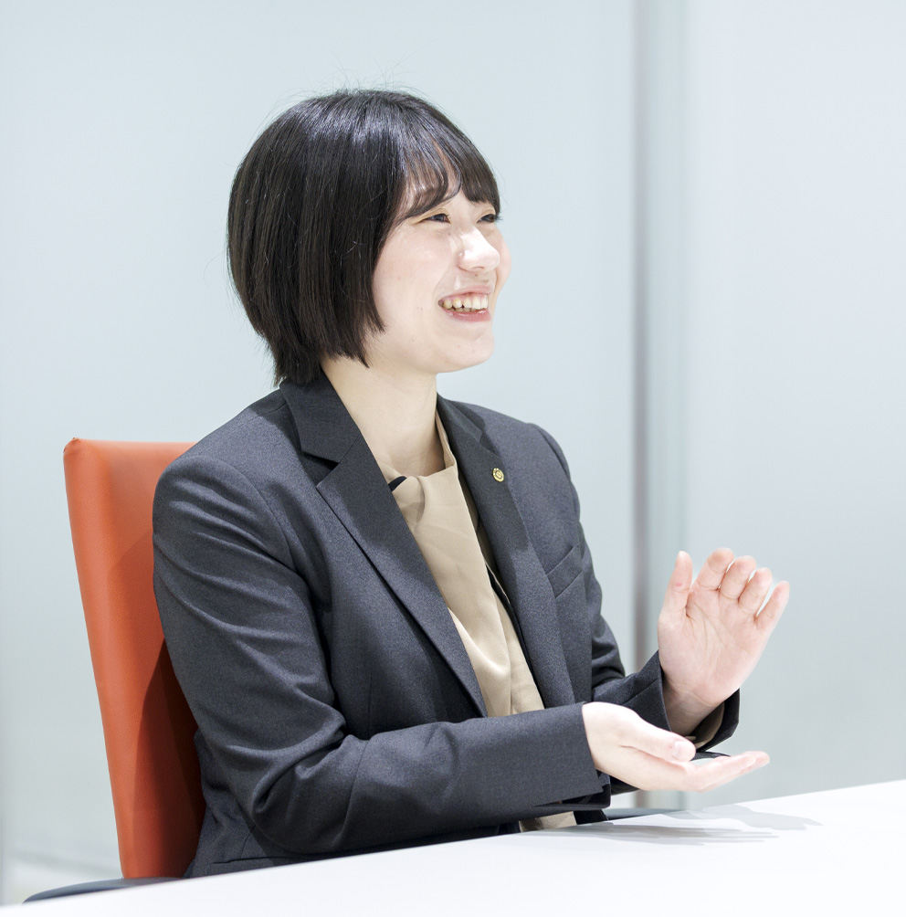 デジタル戦略部 大西さん - 現代社会学部卒 2018年入社